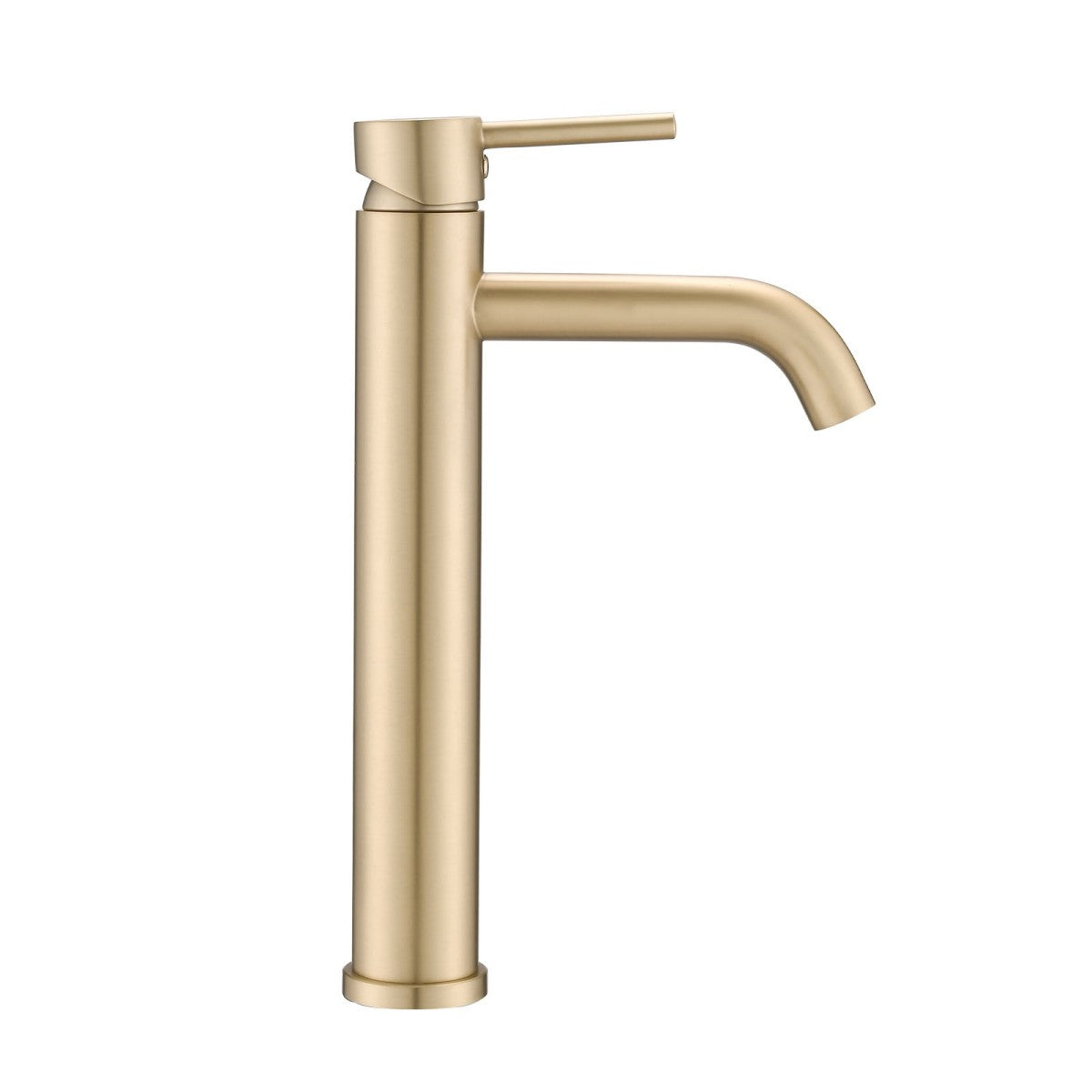 Bathroom Single Hole Vessel Sink Faucet Brushed Gold Single Handle W1224P206893