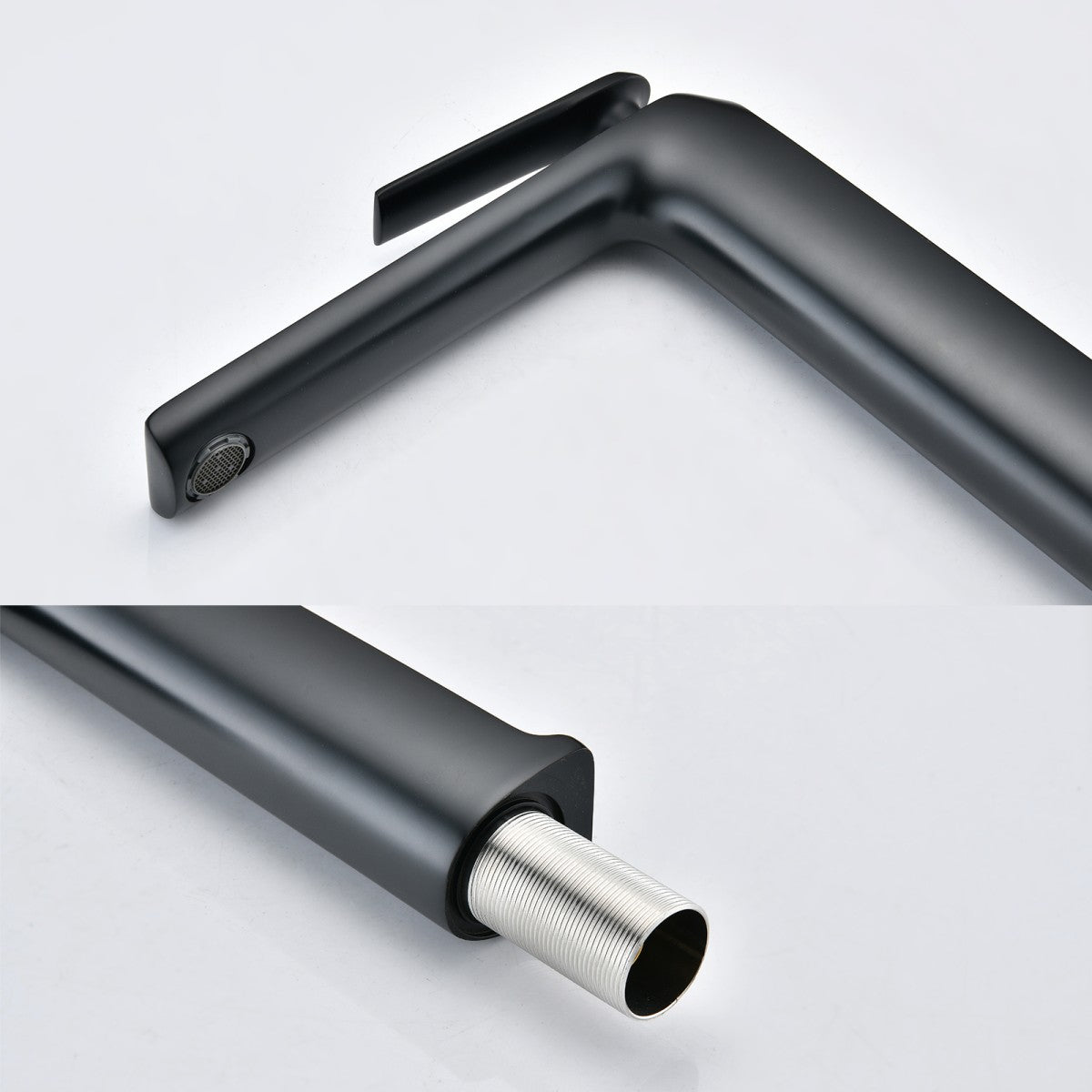 Bathroom Vessel Single Hole Sink Faucet Matte Black Single Handle W105963375