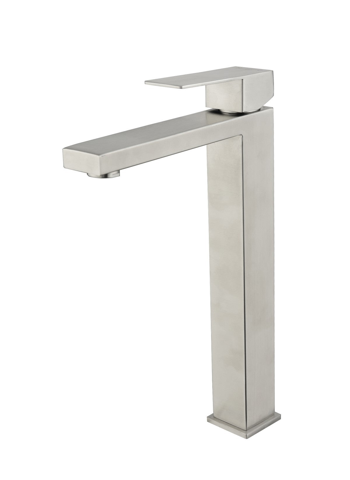 Bathroom Single Hole or Three Holes Vessel Sink Faucet Brushed Nickel Single Handle With Deck Plate W92867775