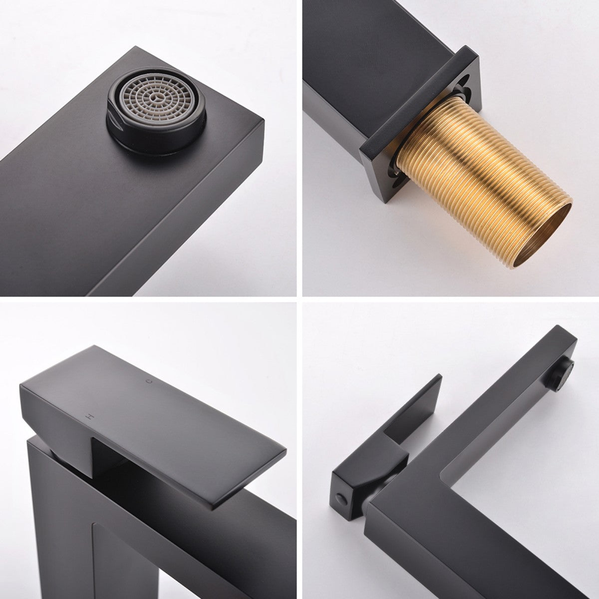 Bathroom Single Hole Vessel Sink Waterfall Faucet Brushed Nickel Single Handle W1932P148110