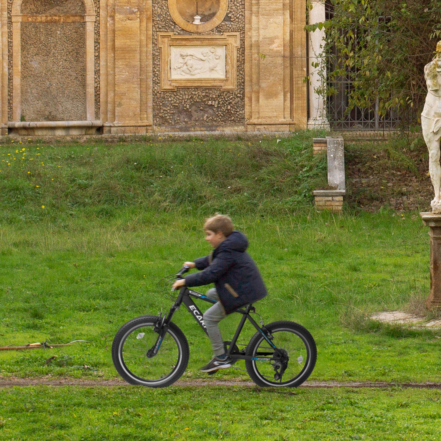 20 Inch Kids Montain Bike Shimano 7 Speed Disc Brake Front Suspension Hard Tail for Boys and Girls Black Blue