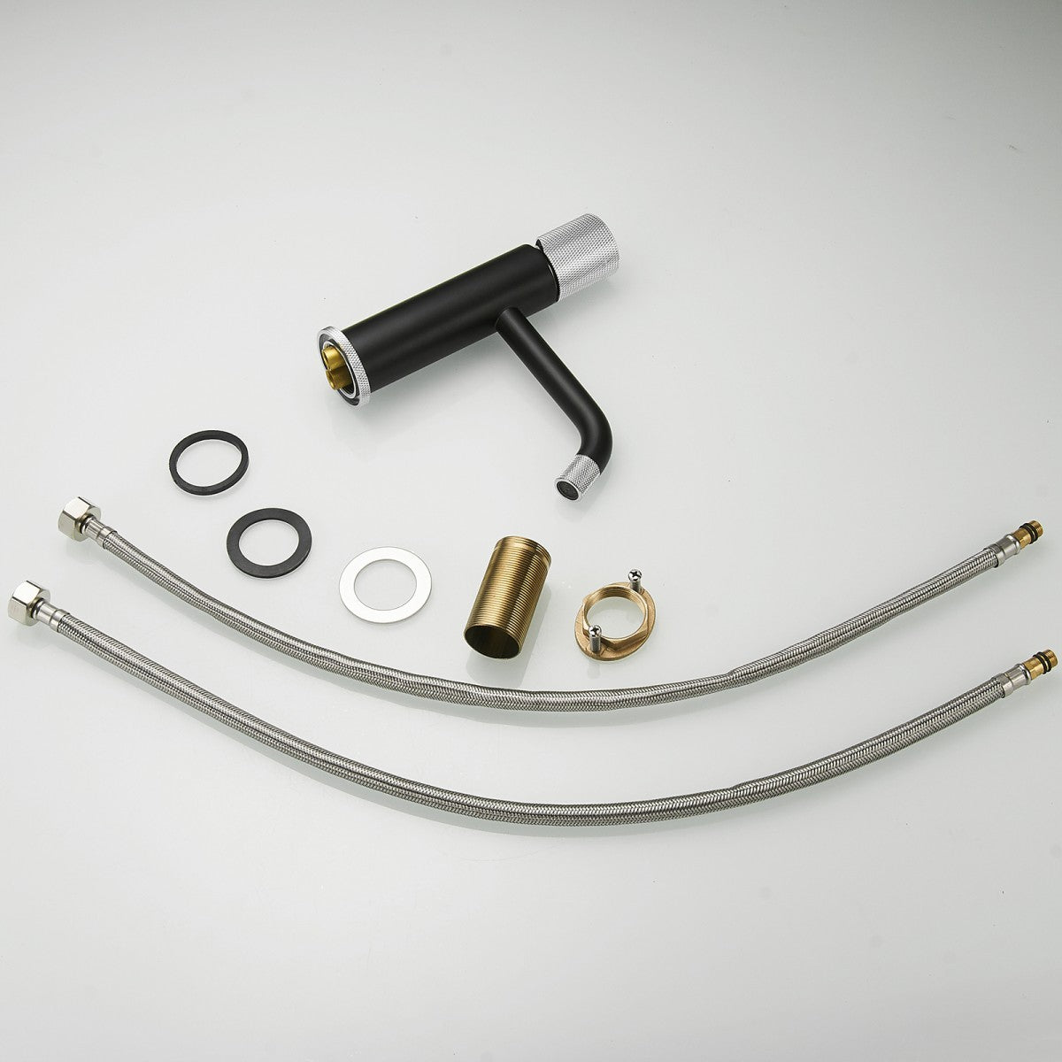 Bathroom Single Hole Sink Faucet Matte Black Single Handle W1932P172314