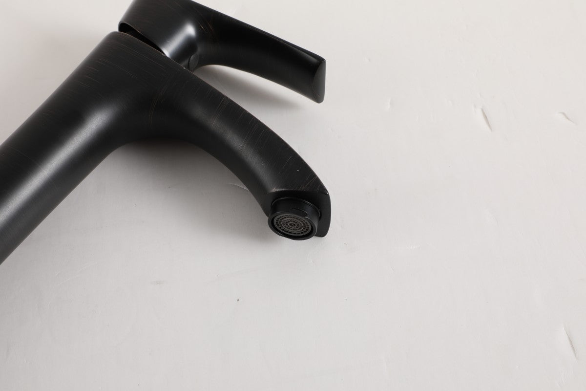 Bathroom Single Hole Vessel Sink Faucet Oil-Rubbed Bronze Single Handle W1243P262158