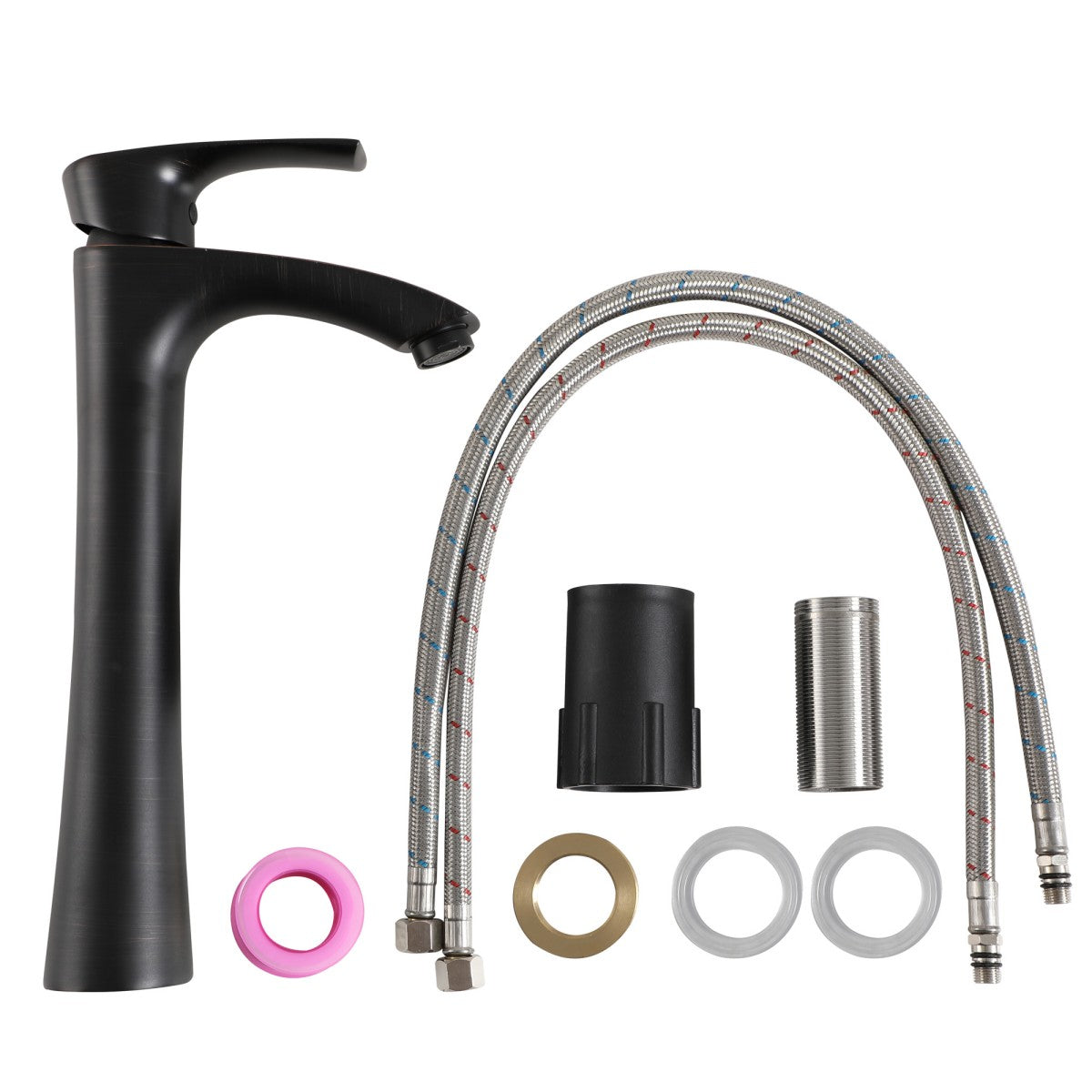 Bathroom Single Hole Vessel Sink Faucet Oil-Rubbed Bronze Single Handle W1243P262158