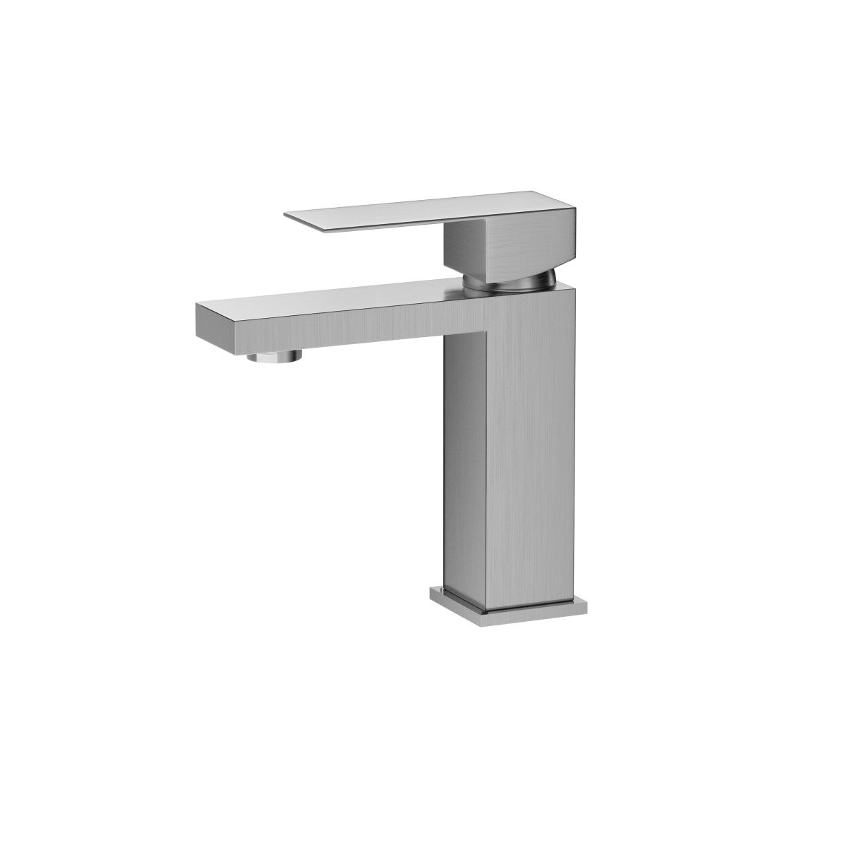 Bathroom Single Hole Sink Faucet Brushed Nickel Single Handle B2724P262875