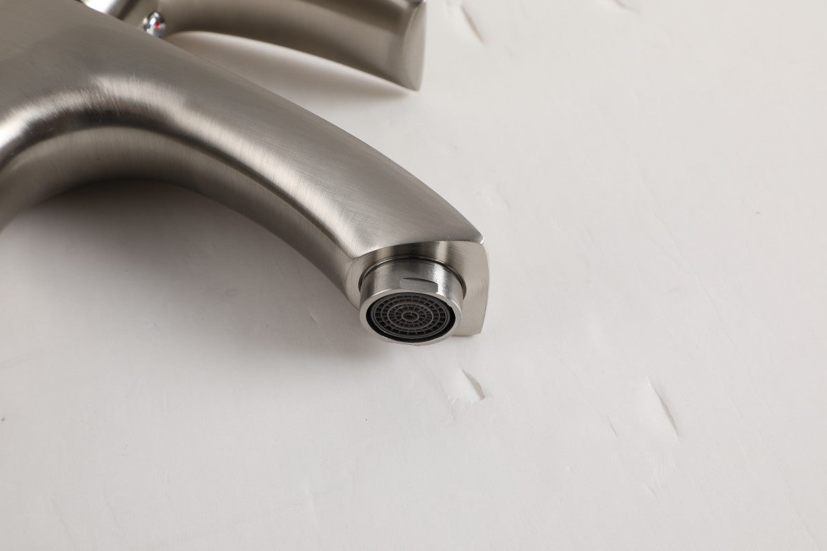 Bathroom Single Hole Vessel Sink Faucet Brushed Nickel Single Handle W1243P262154