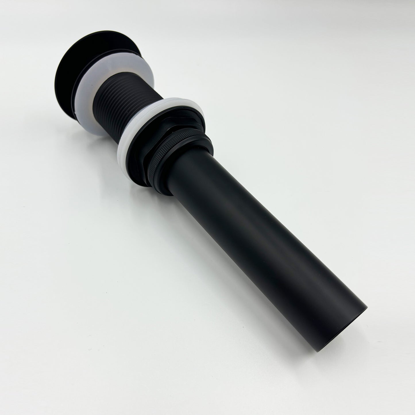 Bathroom Sink Faucet Matte Black Single Handle Wall Mounted Pop-up Drain W928P261575