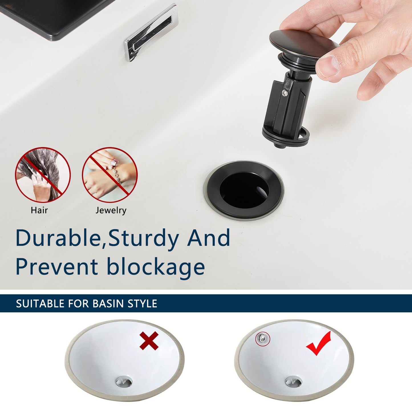 Bathroom Single Hole or Three Hole Waterfall Sink Faucet Oil-Rubbed Bronze Single Handle With Deck Plate W1932P180747