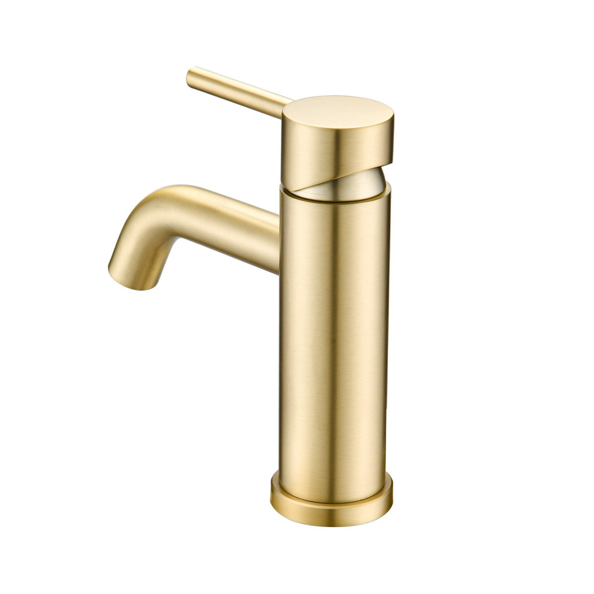 Bathroom Single Hole Sink Faucet Gold Single Handle W1224P203279