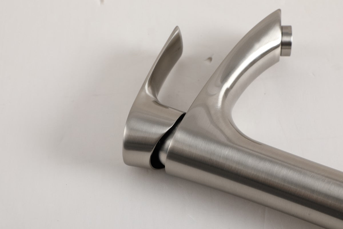 Bathroom Single Hole Vessel Sink Faucet Brushed Nickel Single Handle W1243P262154