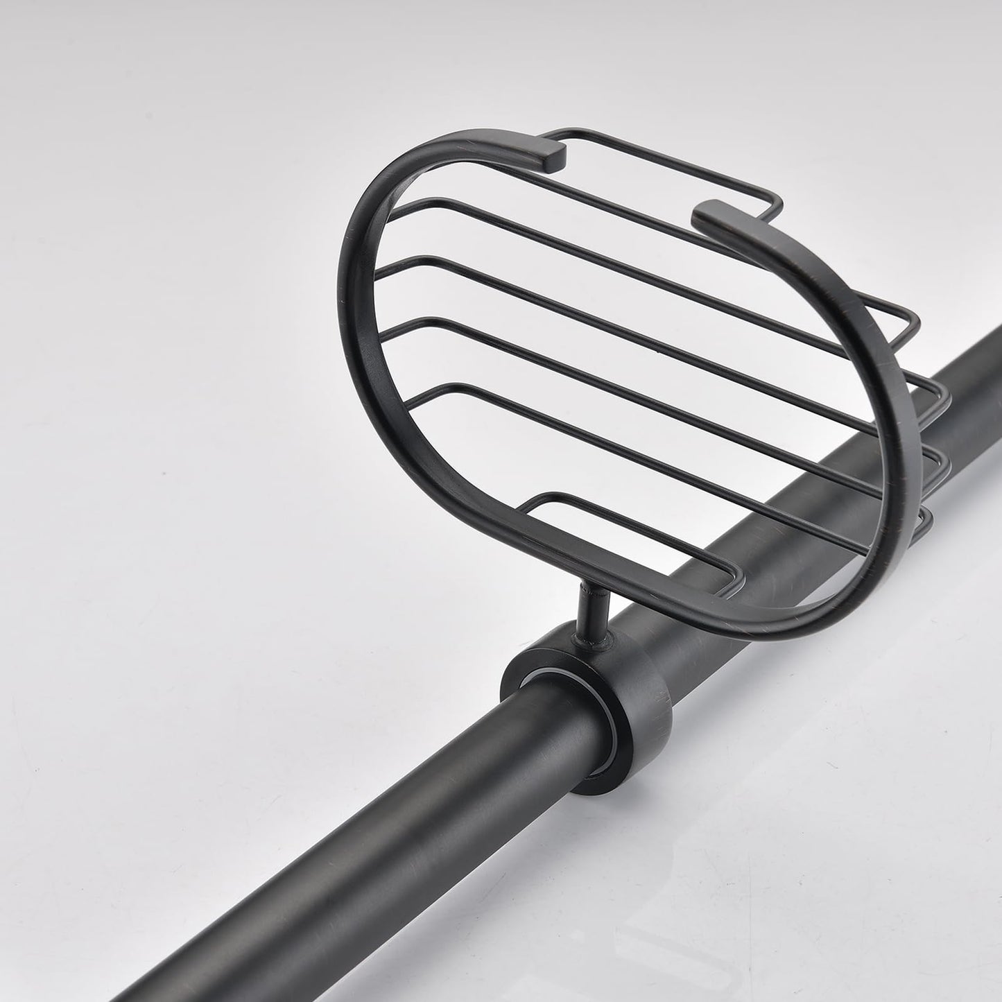 Oil-Rubbed Bronze Bathroom Shower Head and Handheld Showerhead Combo Shower System, 8 inch Top Shower and 5 jets handheld shower, soap dish included