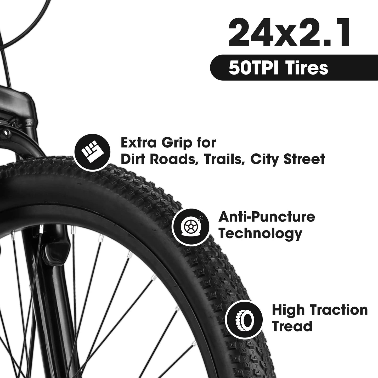 24 Inch Mountain Bike Shimano 21 Speed Dual Disc Brake Front Suspension For Boy Girl PINK