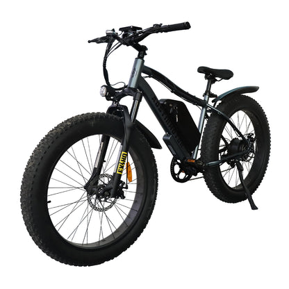 1000W 26 inch Fat Tire AOSTIRMOTOR Electric Mountain Bike 31 mph 48V 20AH Removable Lithium Battery With Rack