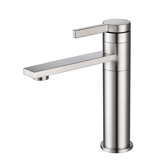 Bathroom Single Hole Sink Faucet Brushed Nickel Single Handle W2287P185548