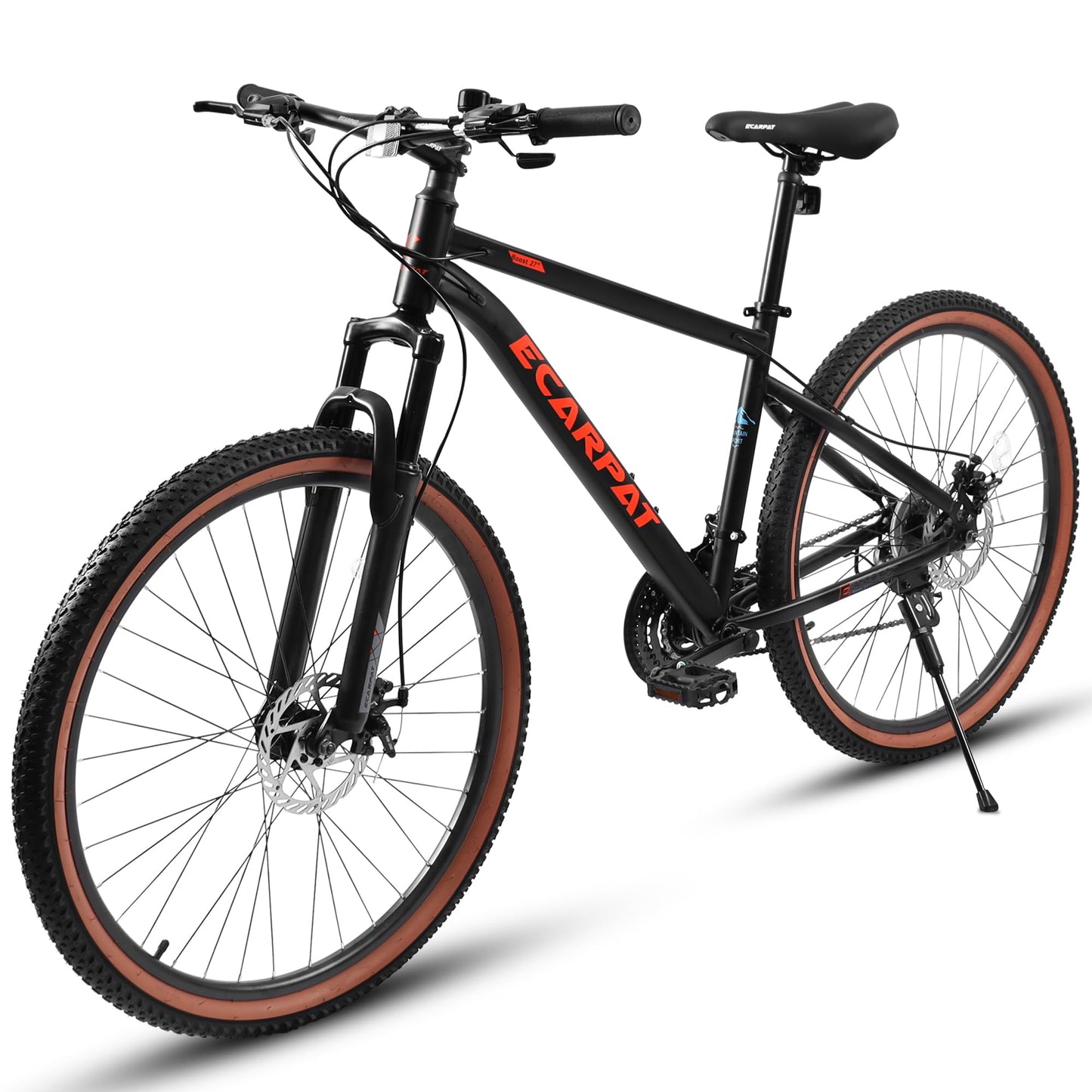 27.5 Inch Mountain Bike 21 Speed, Dual Disc Brake, Front shock absorption, For Women Men,15% Assembly Required