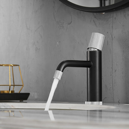 Bathroom Single Hole Sink Faucet Matte Black Single Handle W1932P172314