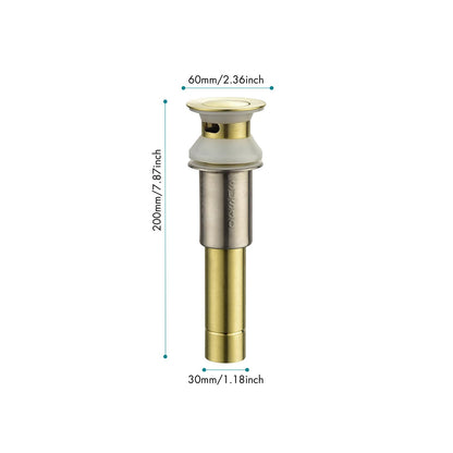 Bathroom Centerset Sink Faucet Gold Double Handles W2287142998