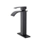 Bathroom Single Hole or Three Hole Vessel Sink Faucet Matte Black Single Handle With Deck Plate W2287P154594