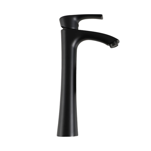 Bathroom Single Hole Vessel Sink Faucet Matte Black Single Handle W1243P262147