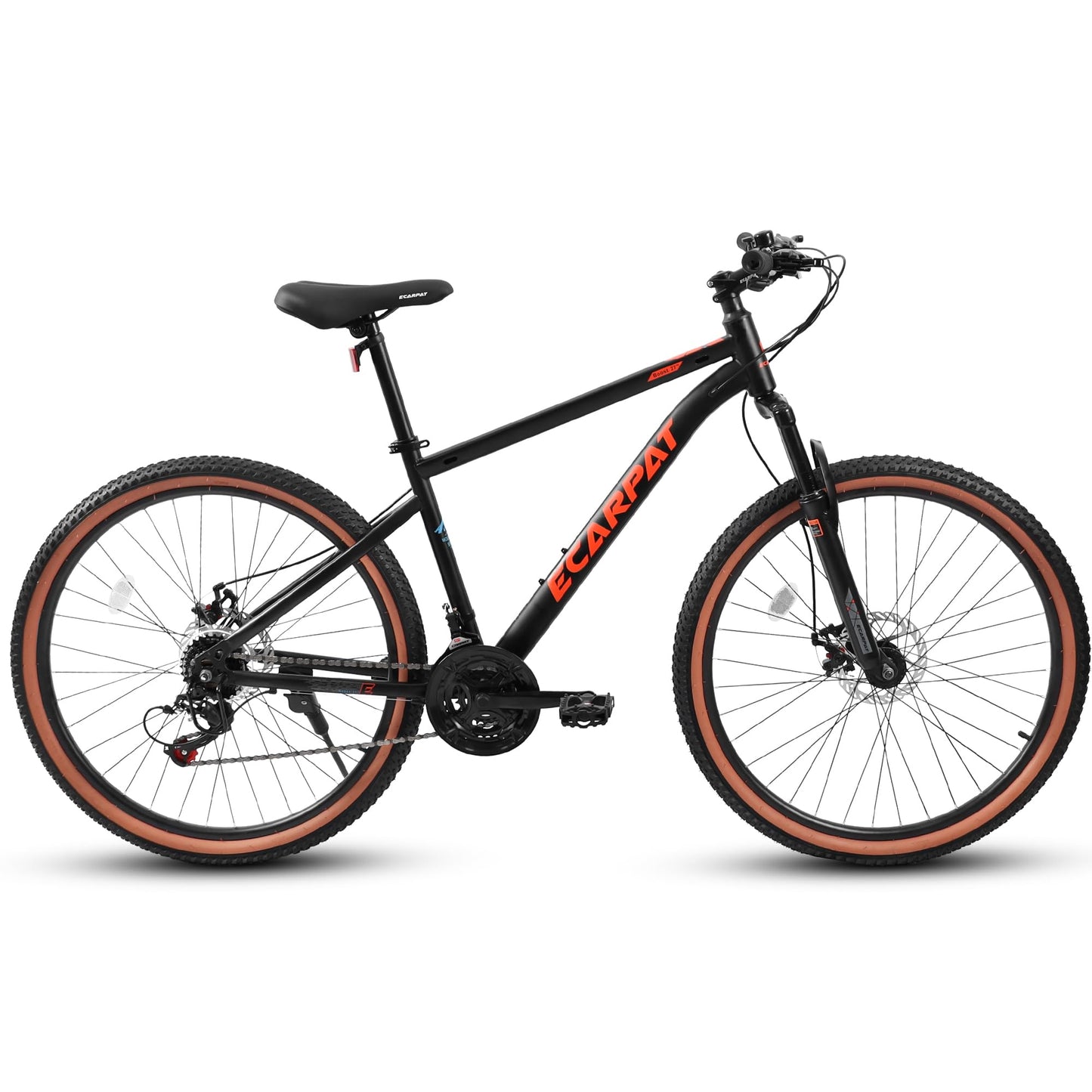 27.5 Inch Mountain Bike 21 Speed, Dual Disc Brake, Front shock absorption, For Women Men,15% Assembly Required