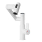 Bathroom Single Hole Sink Faucet White Two Handles Rotable Spout W1217P214946