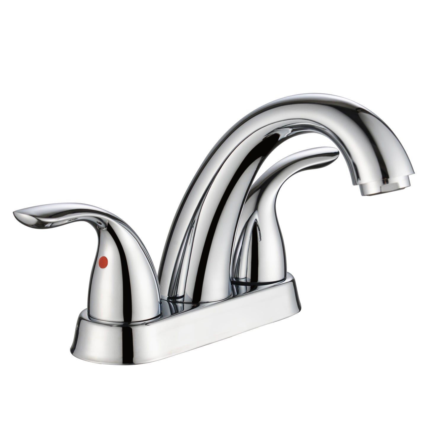 Bathroom Centerset Sink Faucet Chrome Double Handles B2724P262917