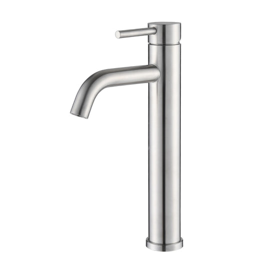 Bathroom Single Hole Vessel Sink Faucet Brushed Nickel Single Handle W1224P206882