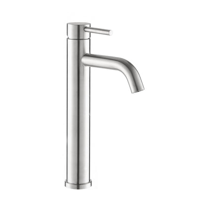 Bathroom Single Hole Vessel Sink Faucet Brushed Nickel Single Handle W1224P206882