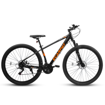29 Inch Mountain Bike Aluminum Frame, 21 Speed, Dual Disc Brake, Front Shock Absorption For Women Men,Free Return