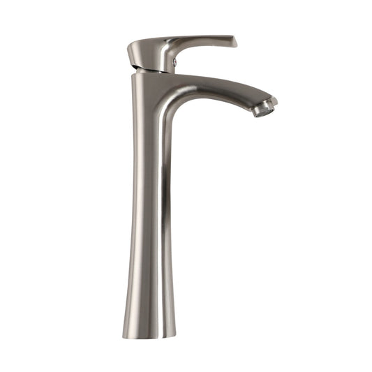 Bathroom Single Hole Vessel Sink Faucet Brushed Nickel Single Handle W1243P262154